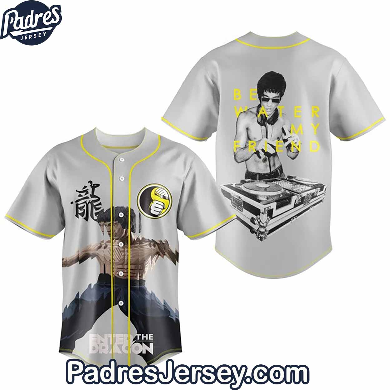 Movie Bruce Lee Baseball Jersey Outfit - Padres Jersey Oasis: Elevate Your Baseball Style Game
