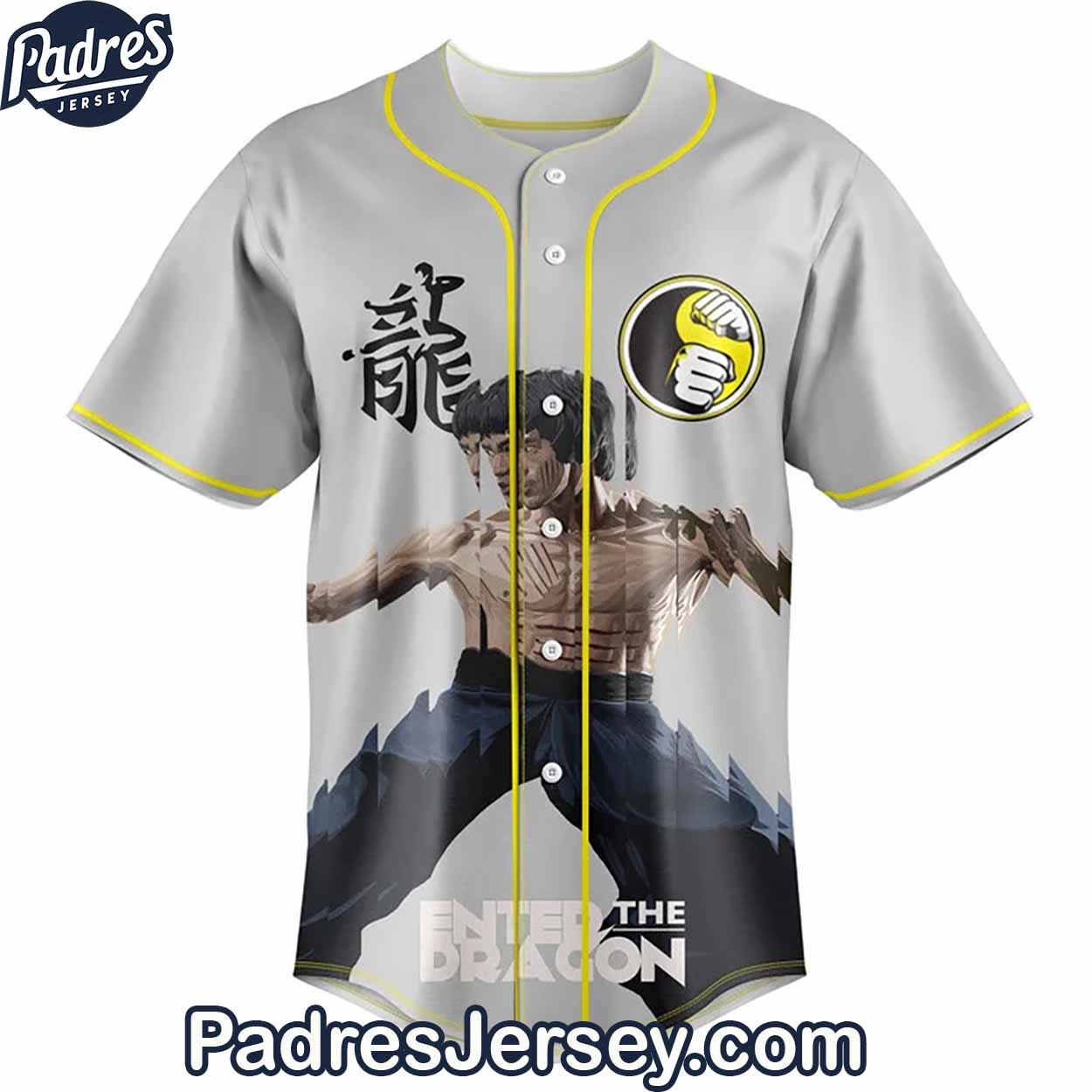 Movie Bruce Lee Baseball Jersey Outfit - Padres Jersey Oasis: Elevate Your Baseball Style Game