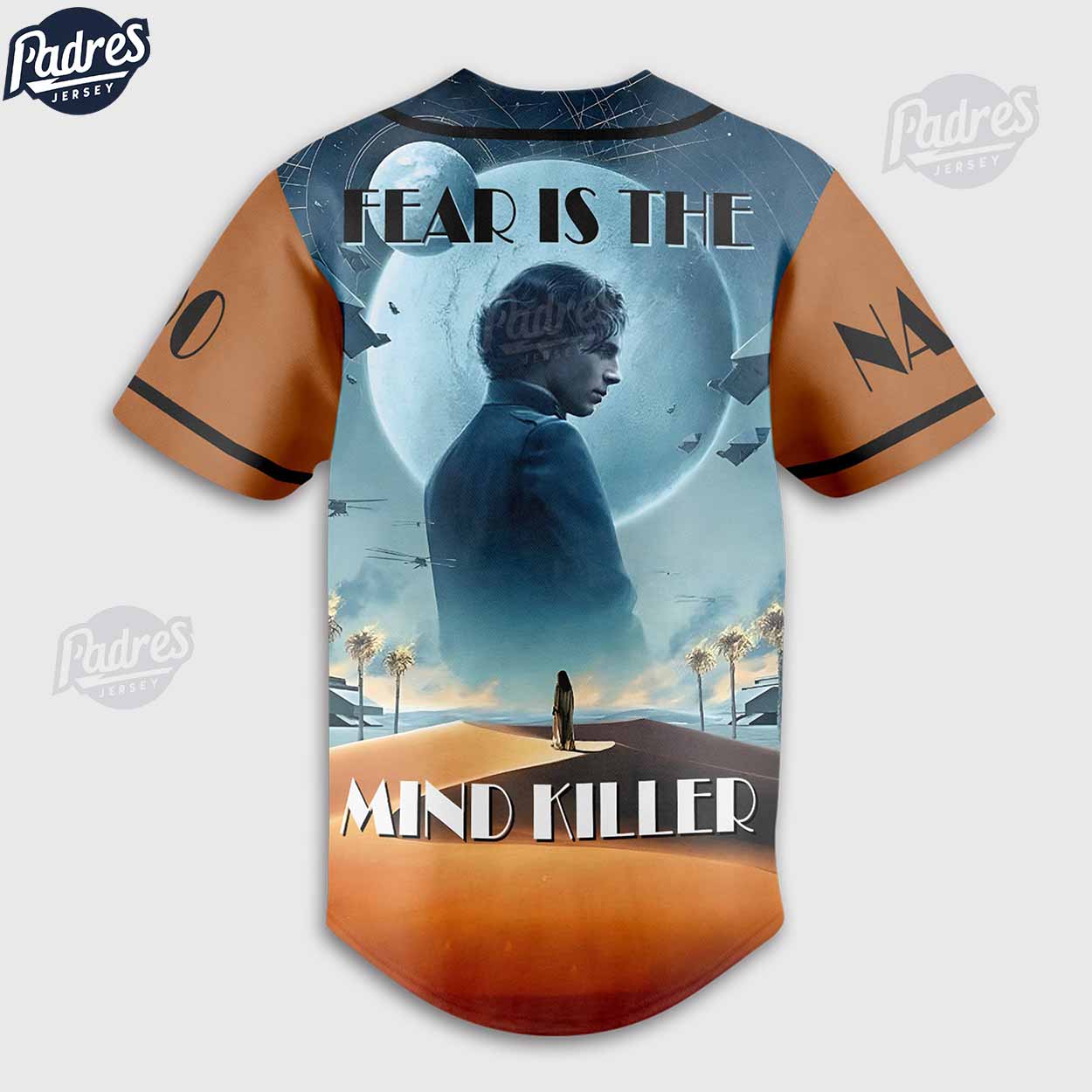 Movie Dune Fear Is The Killer Custom Baseball Jersey Style - Padres Jersey Oasis: Elevate Your Baseball Style Game