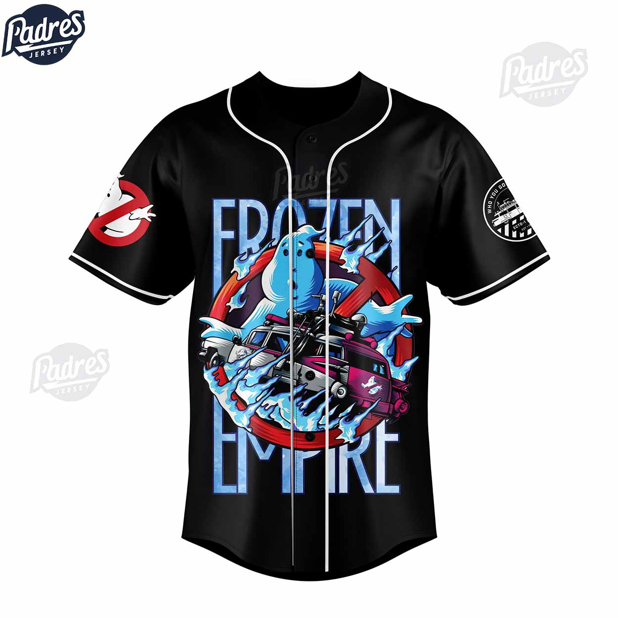 Movie Ghostbusters 2024 Custom Baseball Jersey - Padres Jersey Oasis: Elevate Your Baseball Style Game