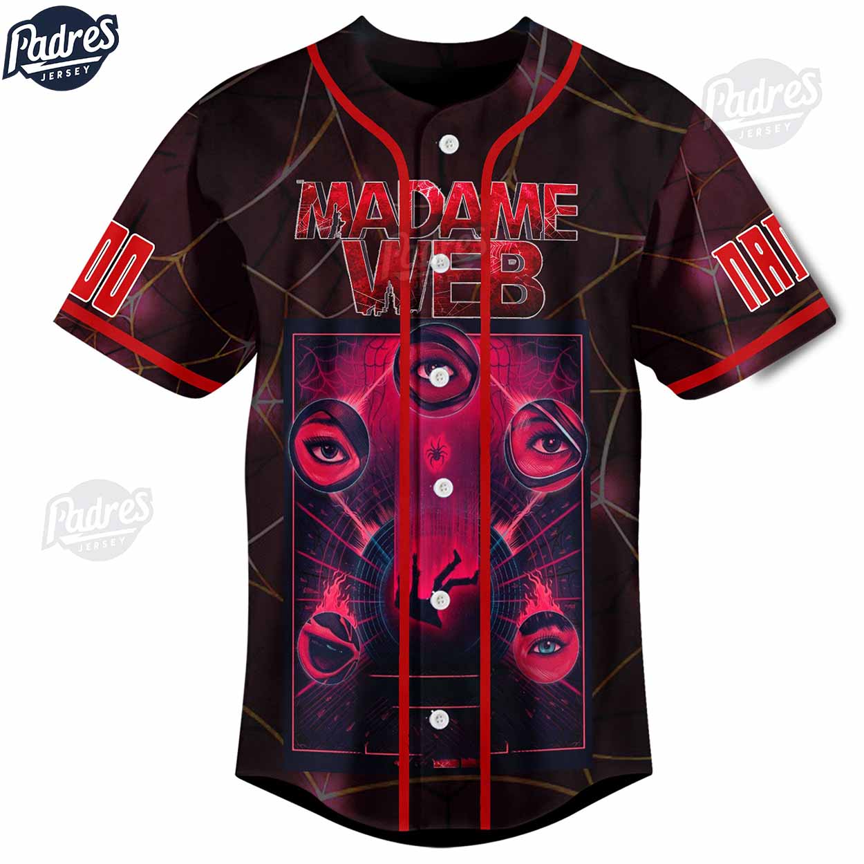 Movie Madame Web 2024 Custom Baseball Jersey Style - Padres Jersey Oasis: Elevate Your Baseball Style Game