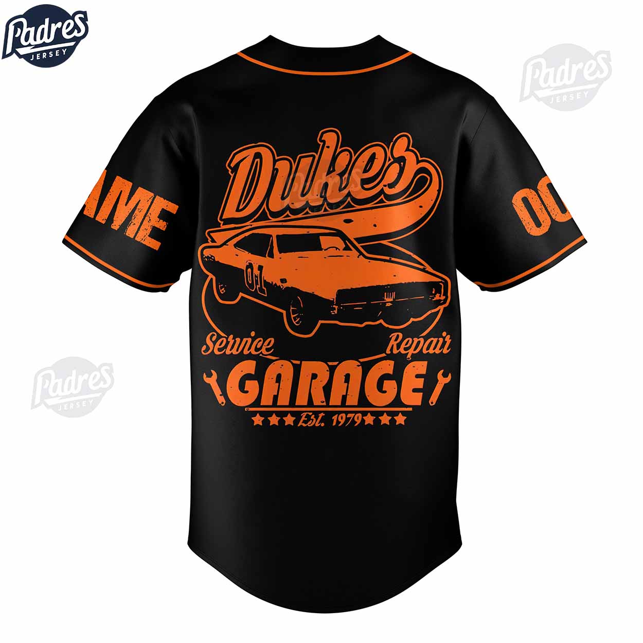 Movie The Dukes Of Hazzard Personalized Baseball Jersey - Padres Jersey Oasis: Elevate Your Baseball Style Game