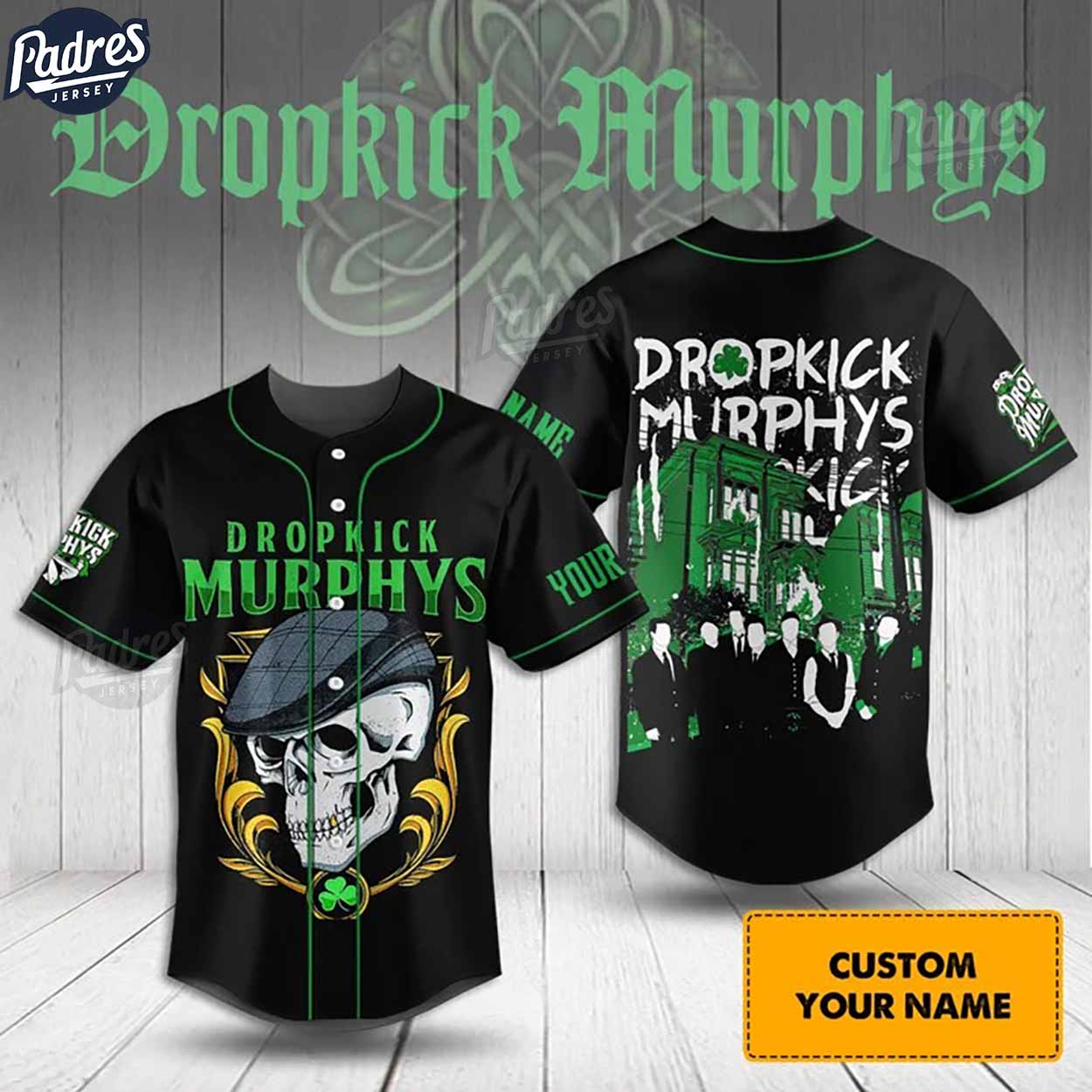 Music Dropkick Murphys Band Custom Baseball Jersey - Padres Jersey Oasis: Elevate Your Baseball Style Game