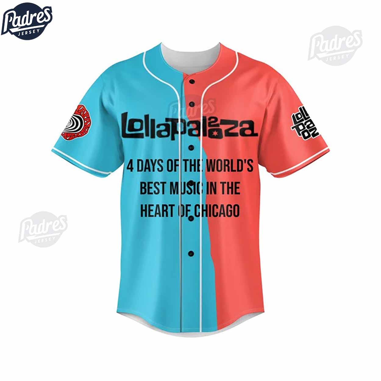 Music Lollapalooza Baseball Jersey - Padres Jersey Oasis: Elevate Your Baseball Style Game