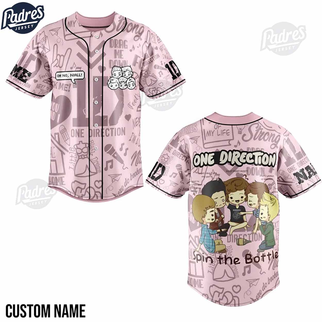 Music One Direction Baseball Jersey - Padres Jersey Oasis: Elevate Your Baseball Style Game