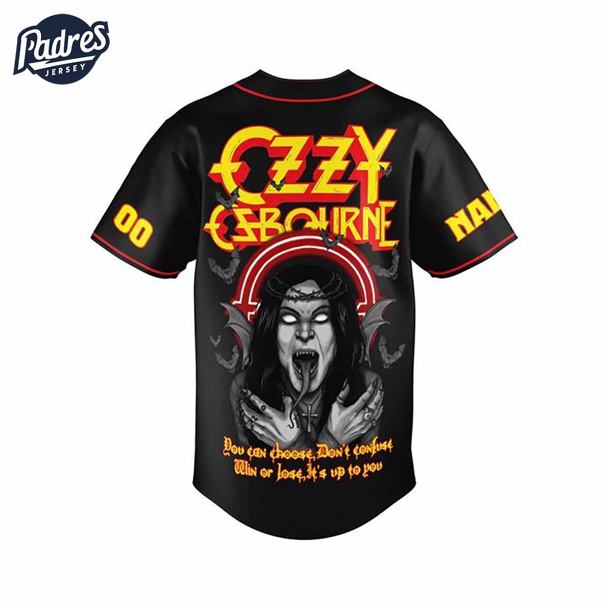 Music Ozzy Osbourne Baseball Jersey Style - Padres Jersey Oasis: Elevate Your Baseball Style Game