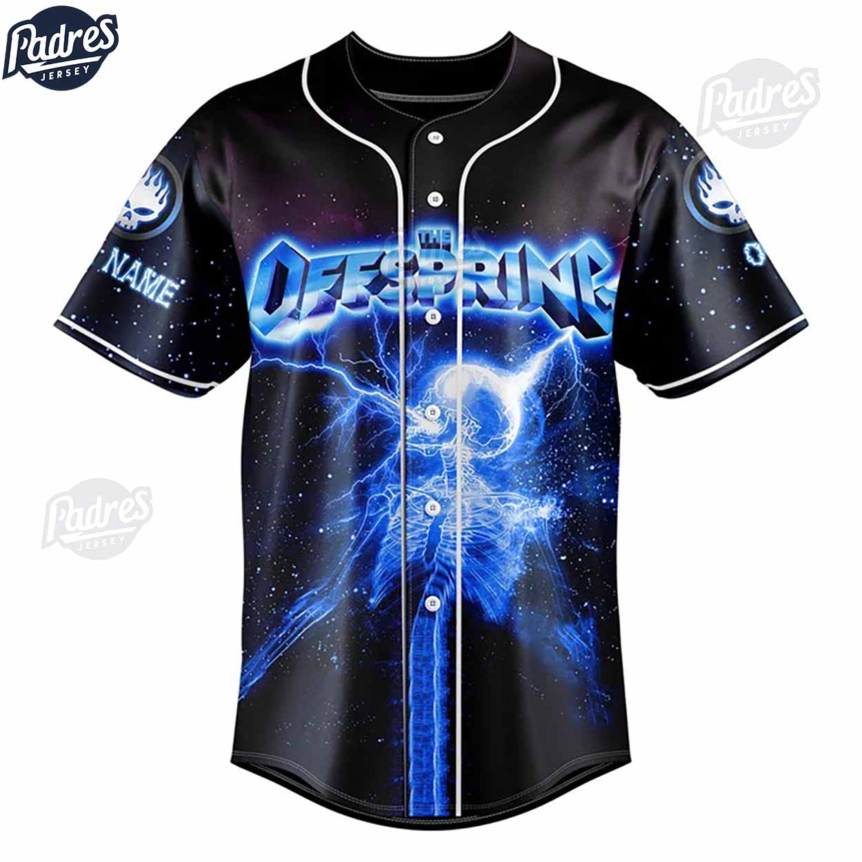 Music The Offspring Band Custom Baseball Jersey - Padres Jersey Oasis: Elevate Your Baseball Style Game