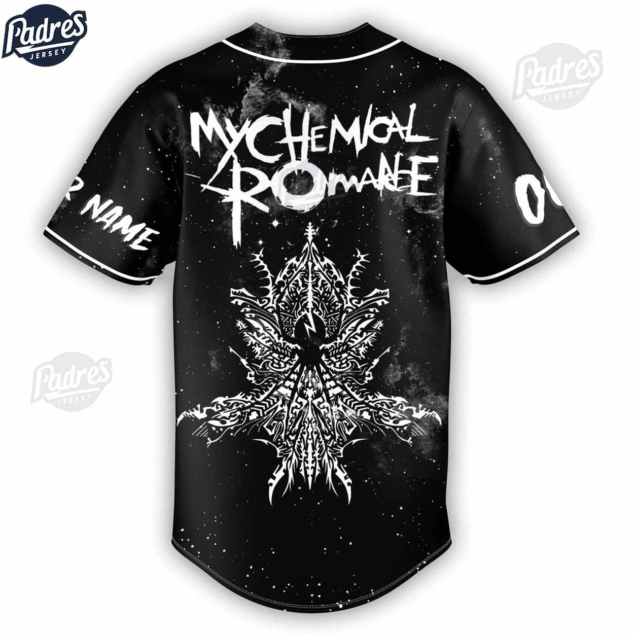 My Chemical Romance Band Custom Baseball Jersey Shirt - Padres Jersey Oasis: Elevate Your Baseball Style Game