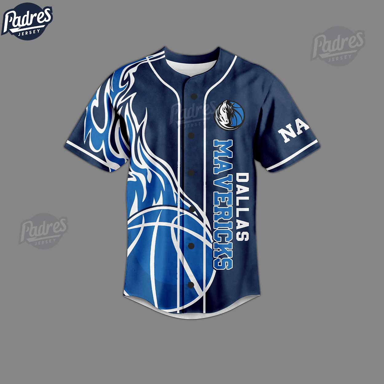 NBA Dallas Mavericks Skull Horse Custom Baseball Jersey Style - Padres Jersey Oasis: Elevate Your Baseball Style Game