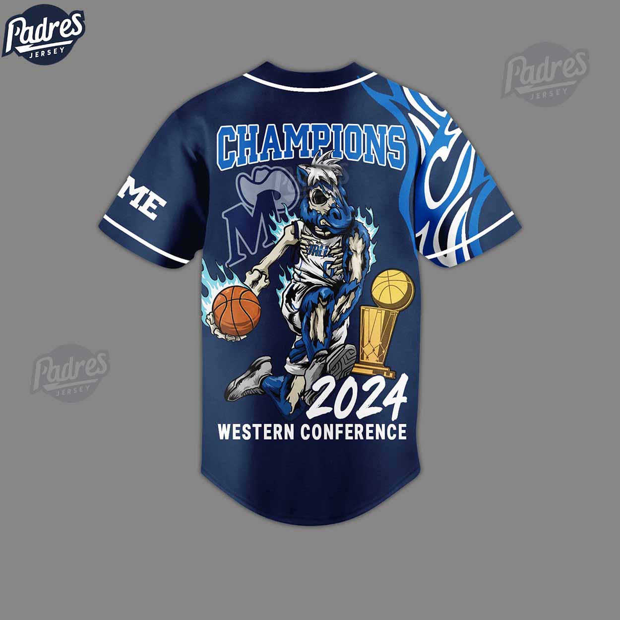 NBA Dallas Mavericks Skull Horse Custom Baseball Jersey Style - Padres Jersey Oasis: Elevate Your Baseball Style Game