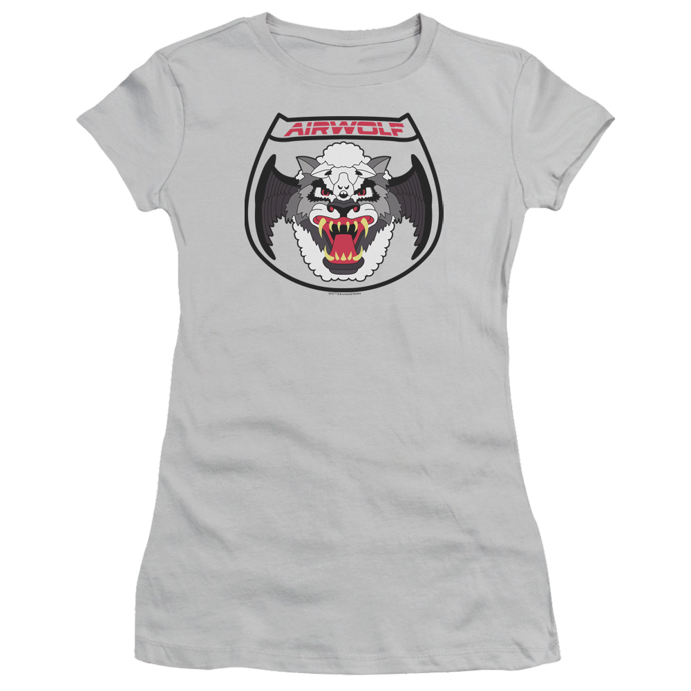 Airwolf Patch - Juniors T-Shirt
