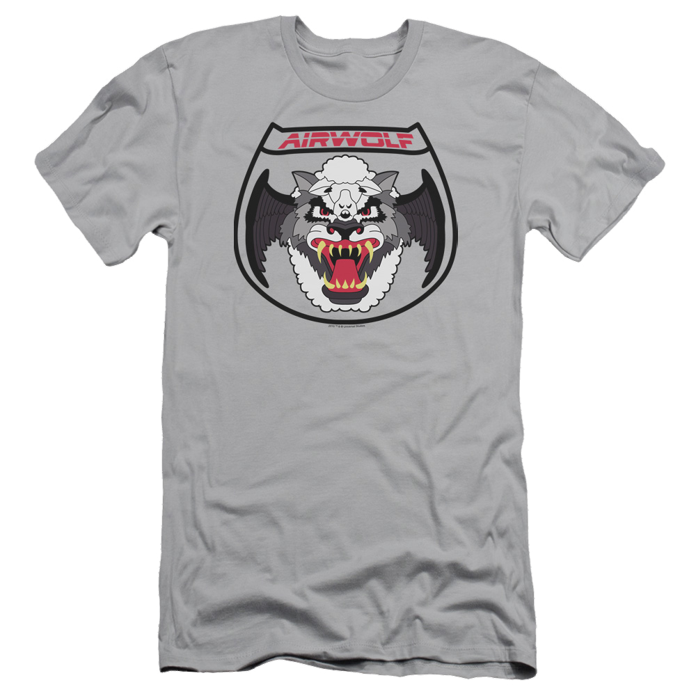 Airwolf Patch - Men's Slim Fit T-Shirt