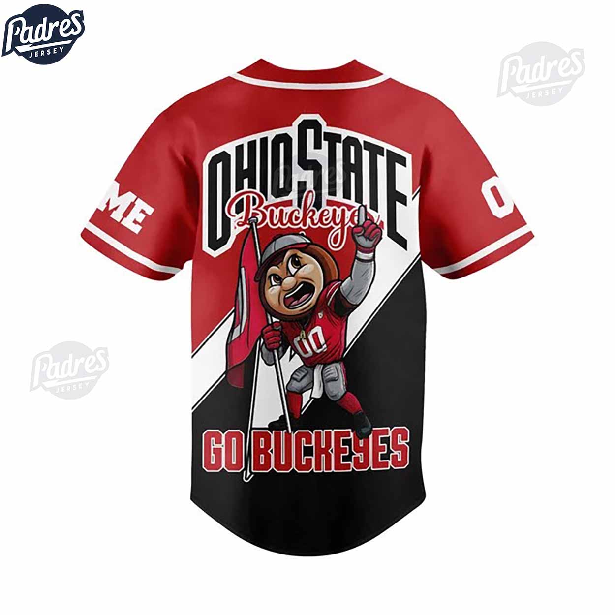NCAA Ohio State Buckeyes Football Baseball Jersey - Padres Jersey Oasis: Elevate Your Baseball Style Game