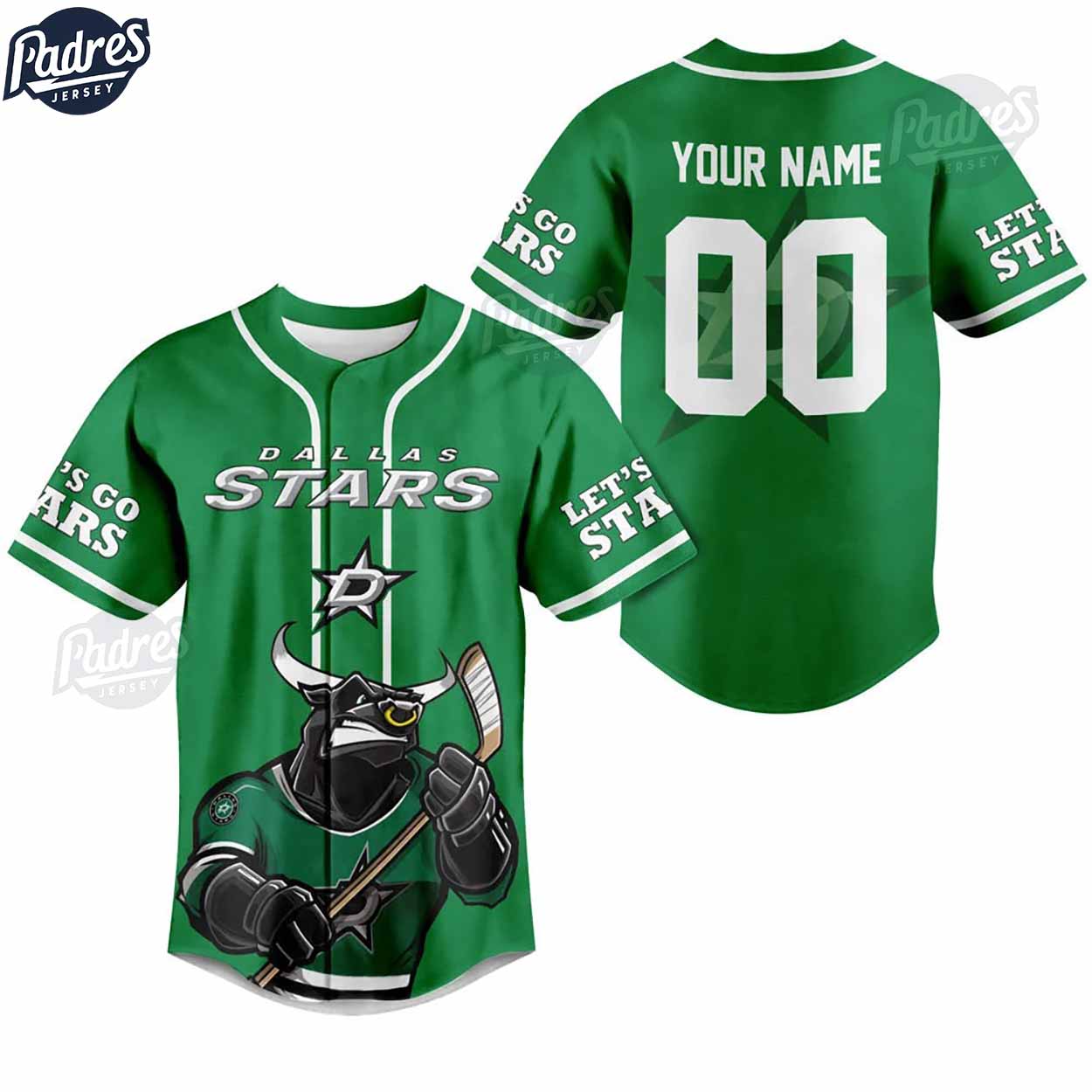 NHL Dallas Stars Hockey Custom Baseball Jersey - Padres Jersey Oasis: Elevate Your Baseball Style Game