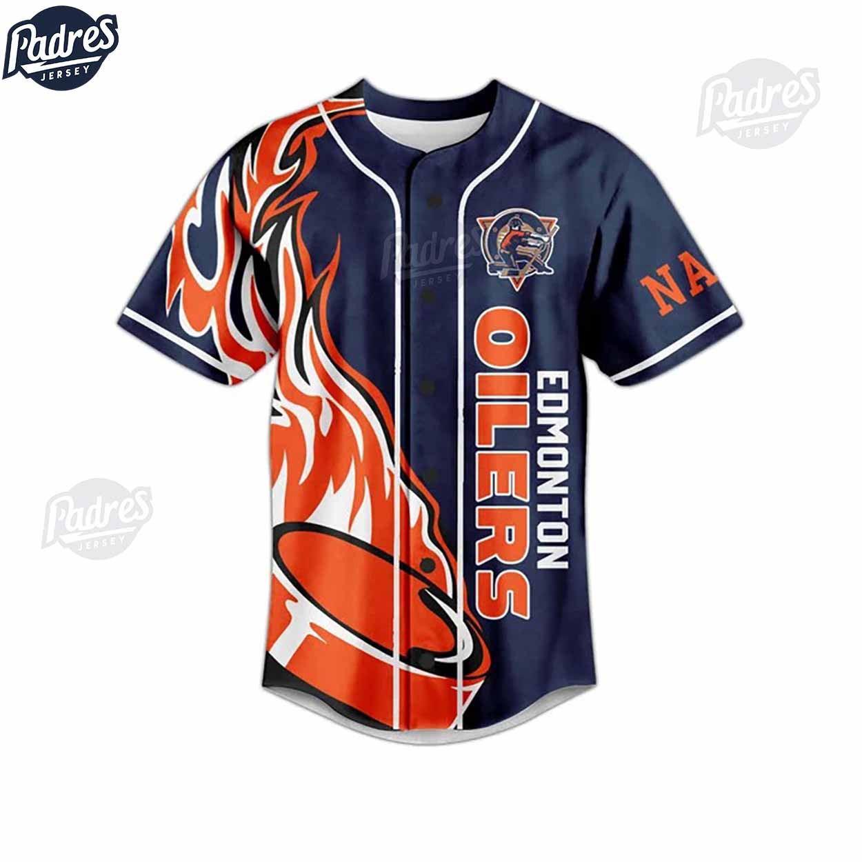 NHL Edmonton Oilers Baseball Jersey - Padres Jersey Oasis: Elevate Your Baseball Style Game
