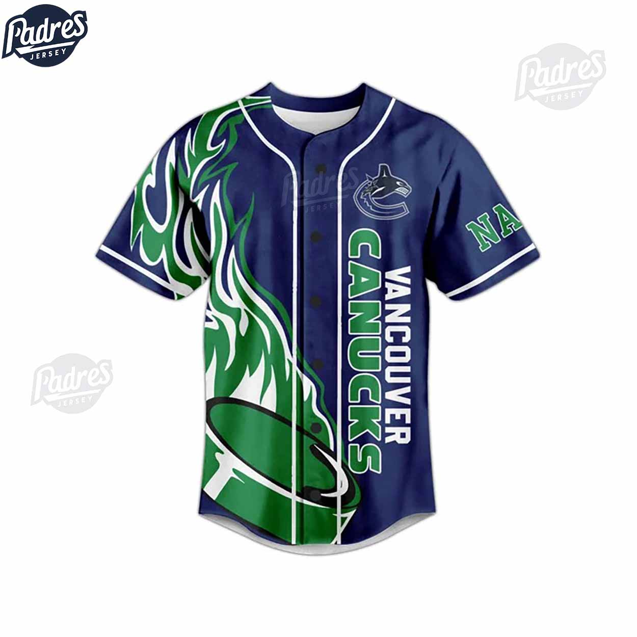 NHL Vancouver Canucks Baseball Jersey - Padres Jersey Oasis: Elevate Your Baseball Style Game