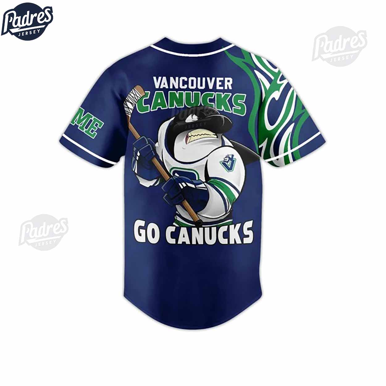 NHL Vancouver Canucks Baseball Jersey - Padres Jersey Oasis: Elevate Your Baseball Style Game