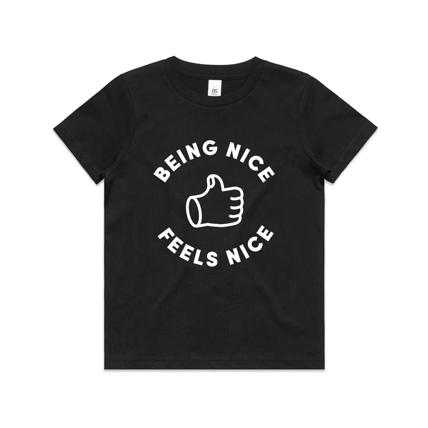 Being Nice Feels Nice Kids Tee