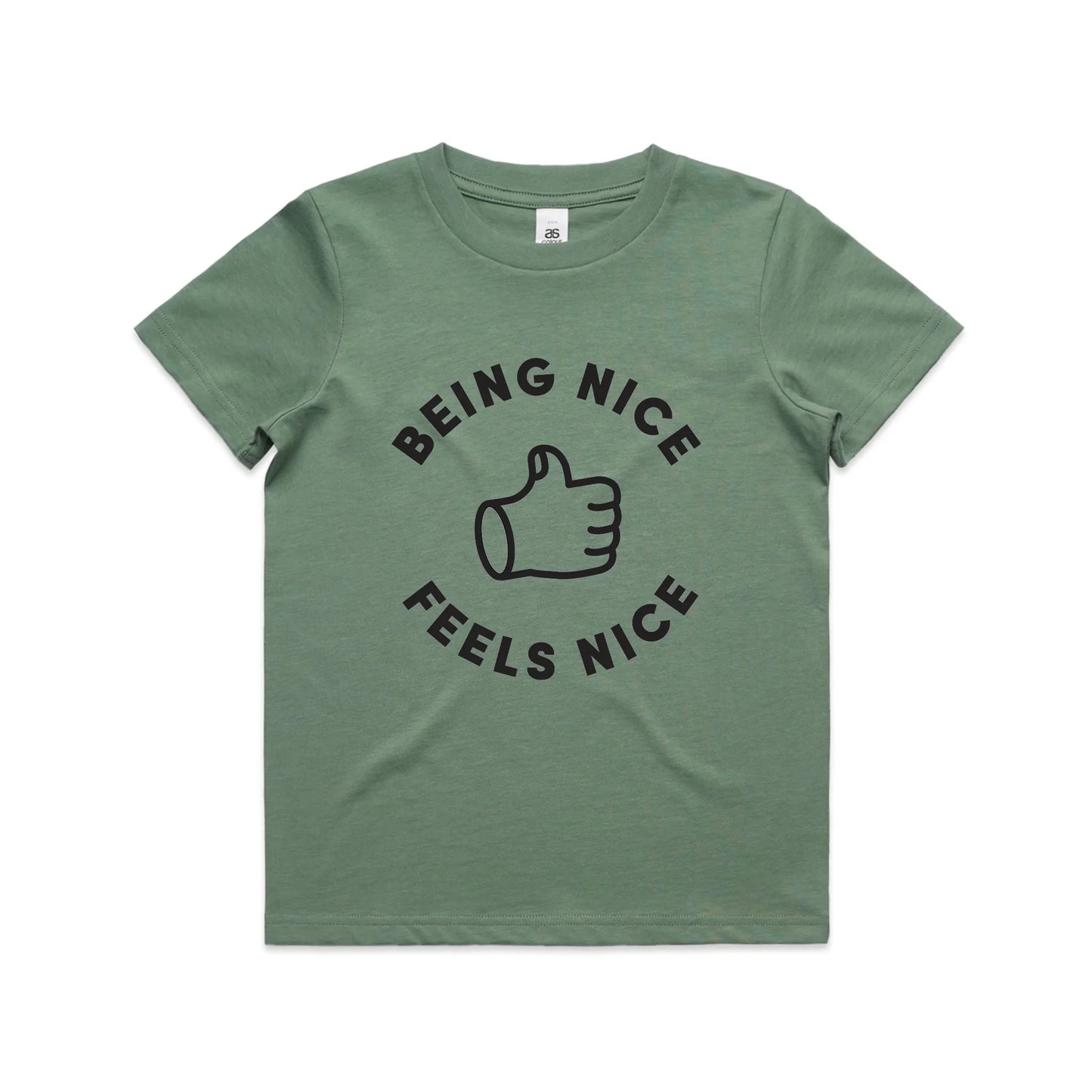 Being Nice Feels Nice Kids Tee