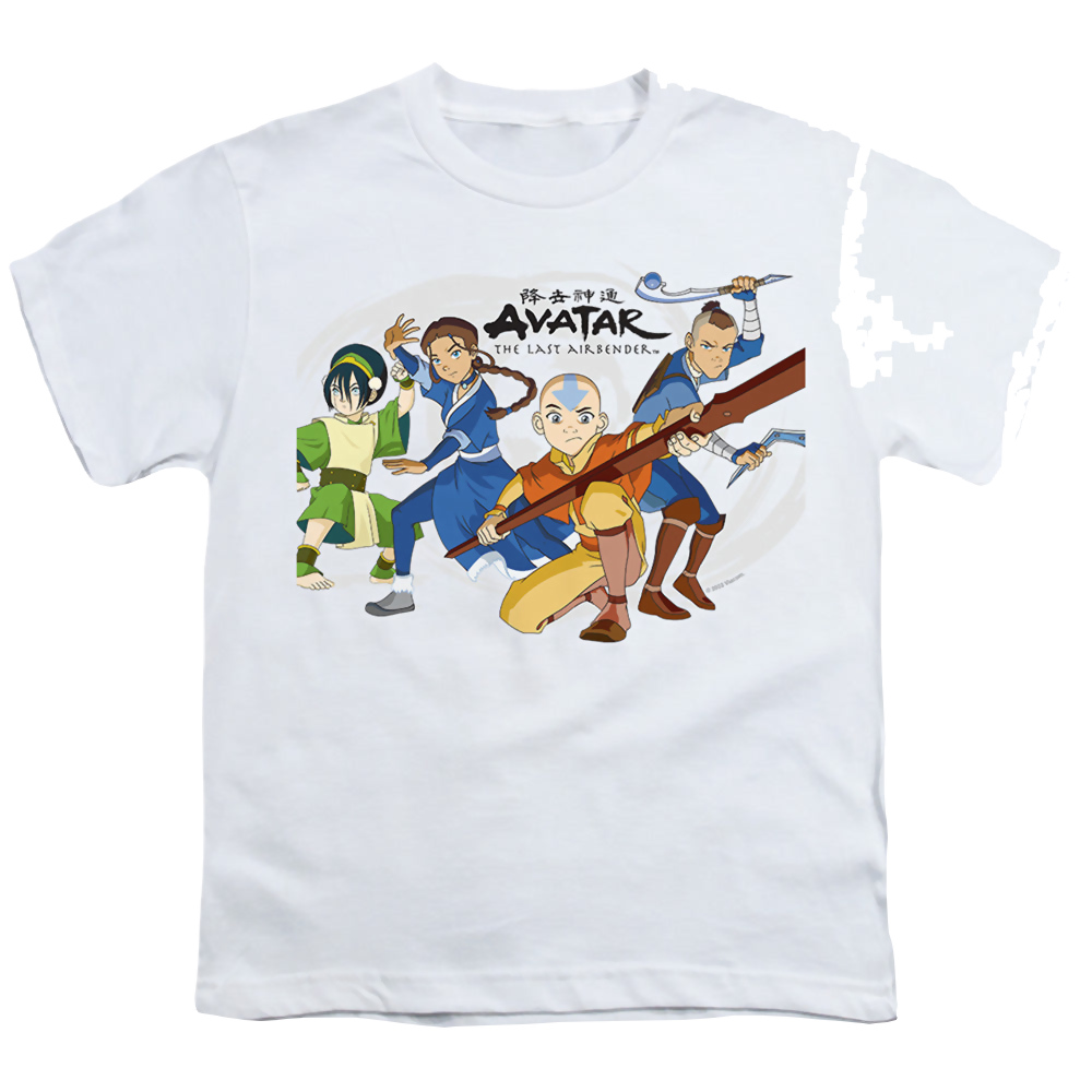 Avatar The Last Airbender Avatars Group - Youth T-Shirt