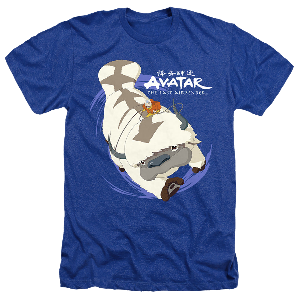Avatar The Last Airbender Appa In Flight - Men's Heather T-Shirt