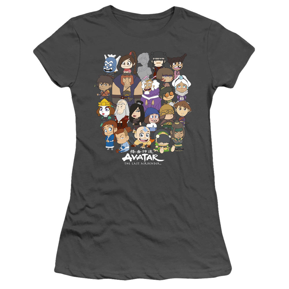 Avatar The Last Airbender Chibi Group - Juniors T-Shirt