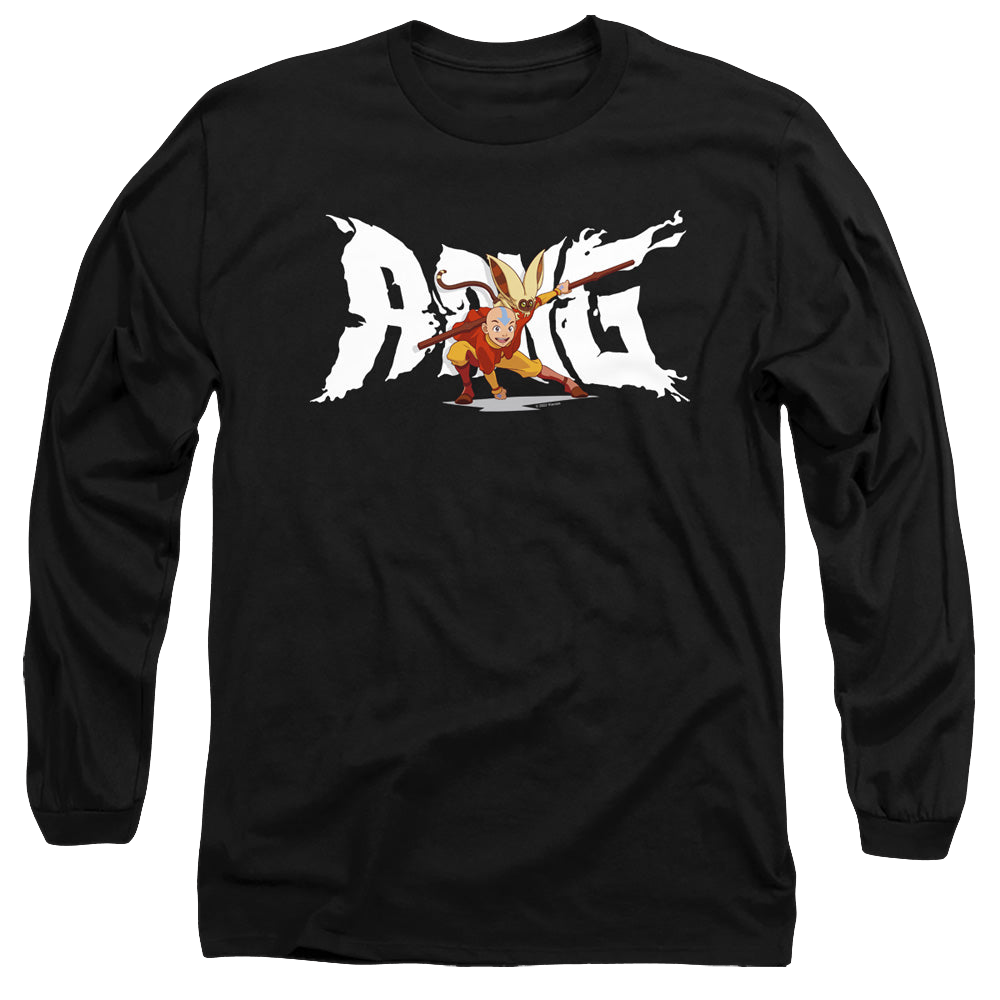 Avatar The Last Airbender Aang And Momo - Men's Long Sleeve T-Shirt