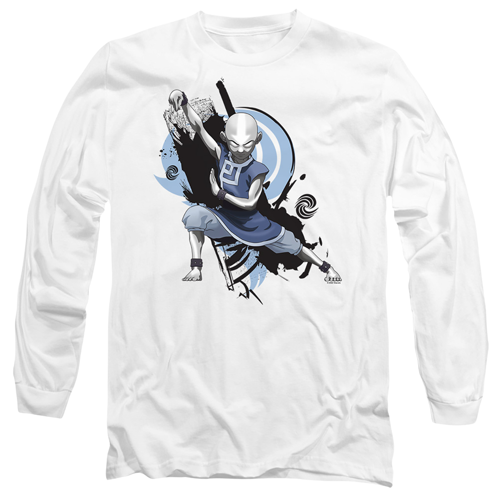 Avatar The Last Airbender Energybending Aang - Men's Long Sleeve T-Shirt