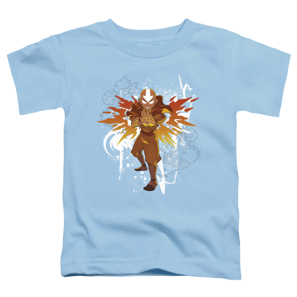 Avatar The Last Airbender Flower And Fish Aang - Toddler T-Shirt