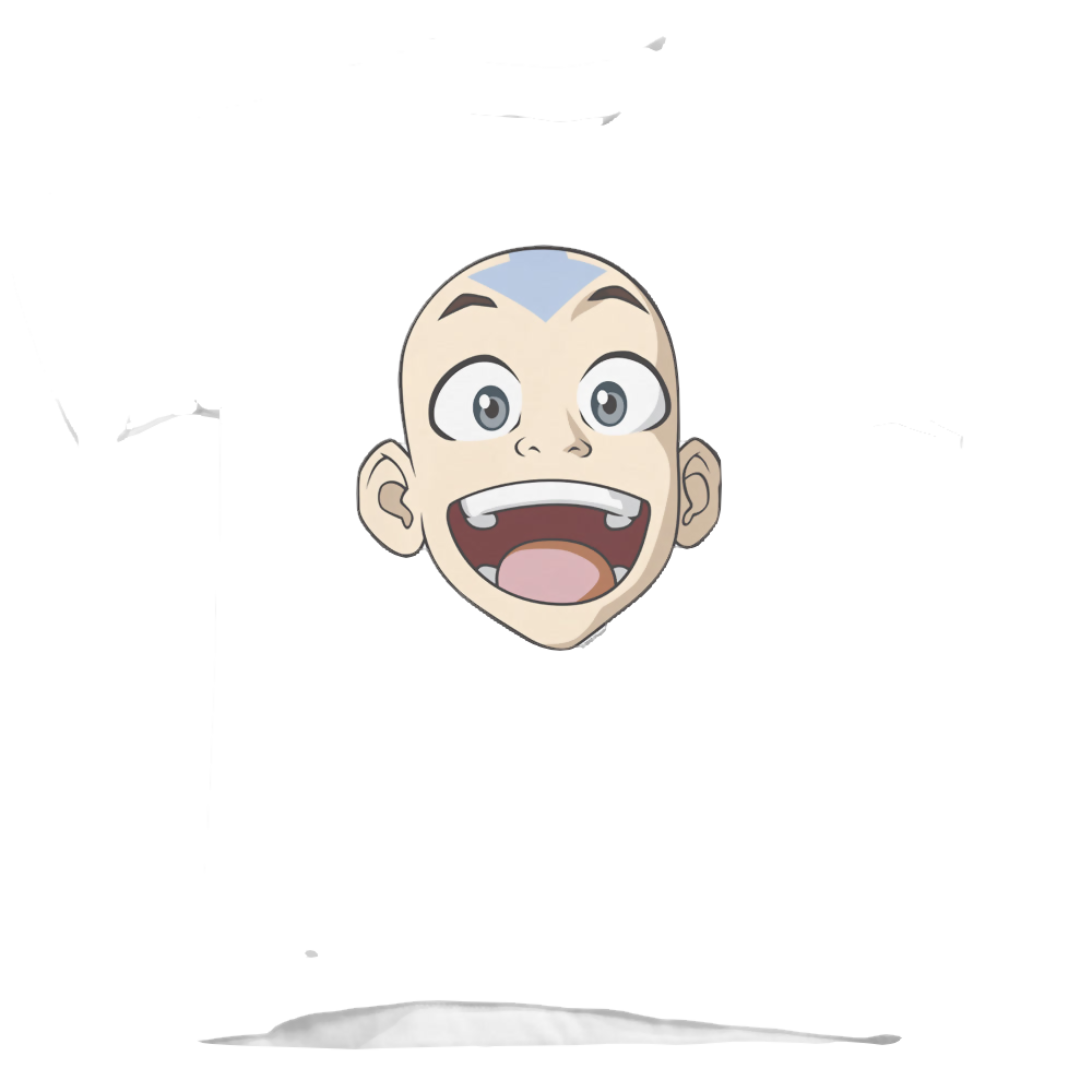 Avatar The Last Airbender Big Aang Face - Kid's T-Shirt