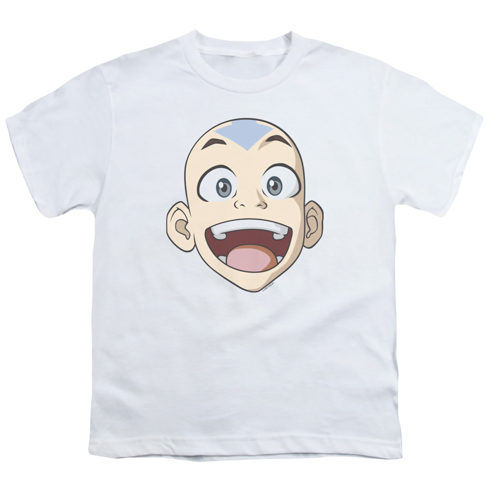 Avatar The Last Airbender Big Aang Face - Youth T-Shirt