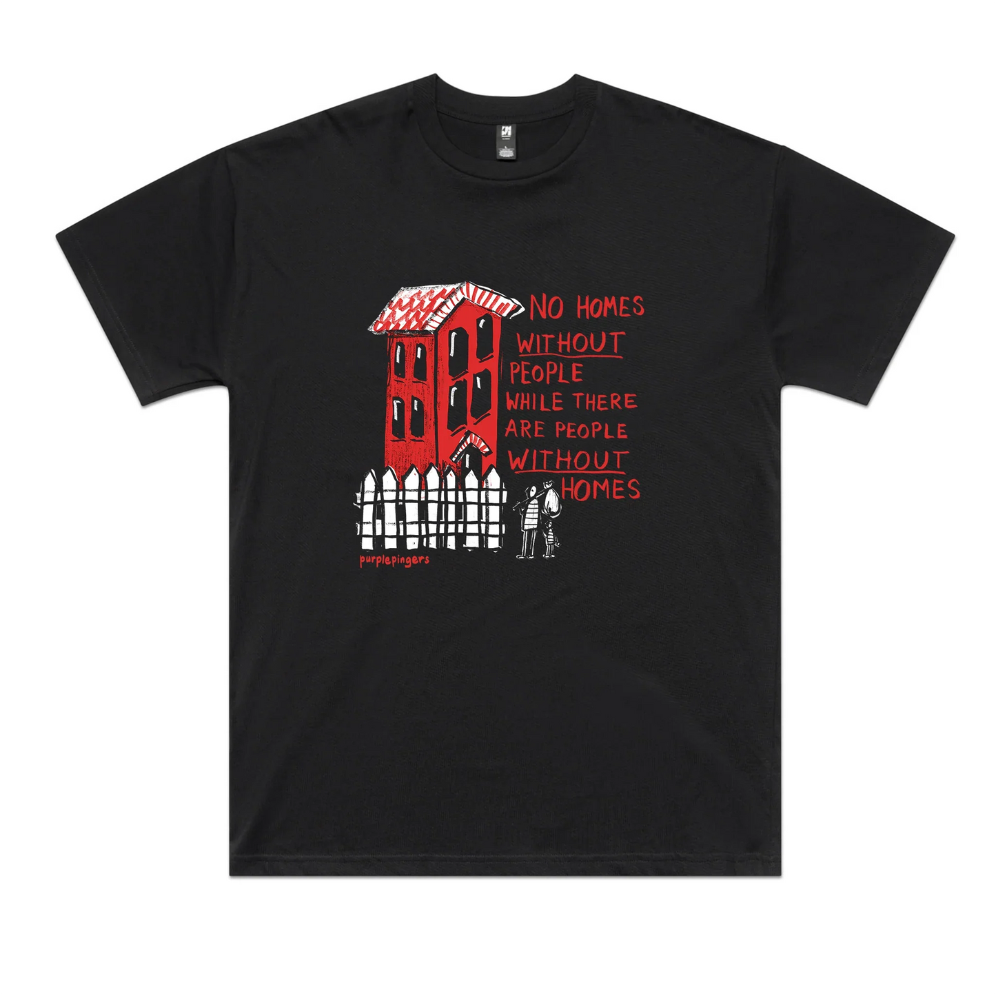 No Homes Oversized Tee