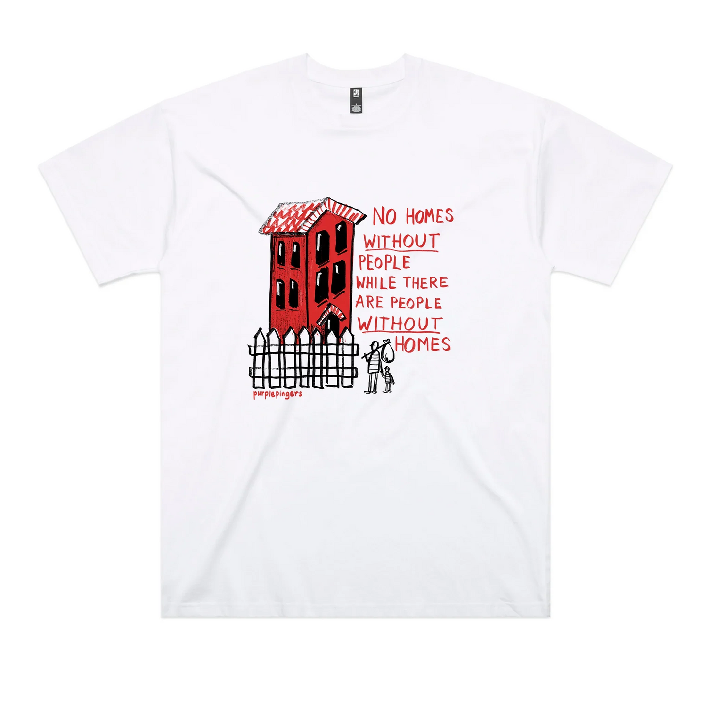 No Homes Oversized Tee