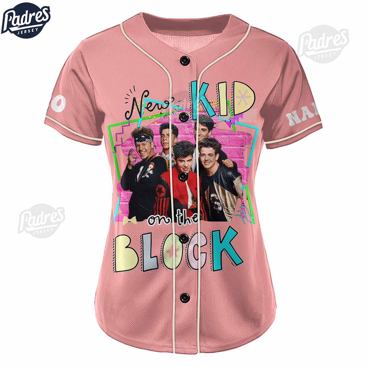 New Kids On The Block Women Custom Baseball Jersey - Padres Jersey Oasis: Elevate Your Baseball Style Game
