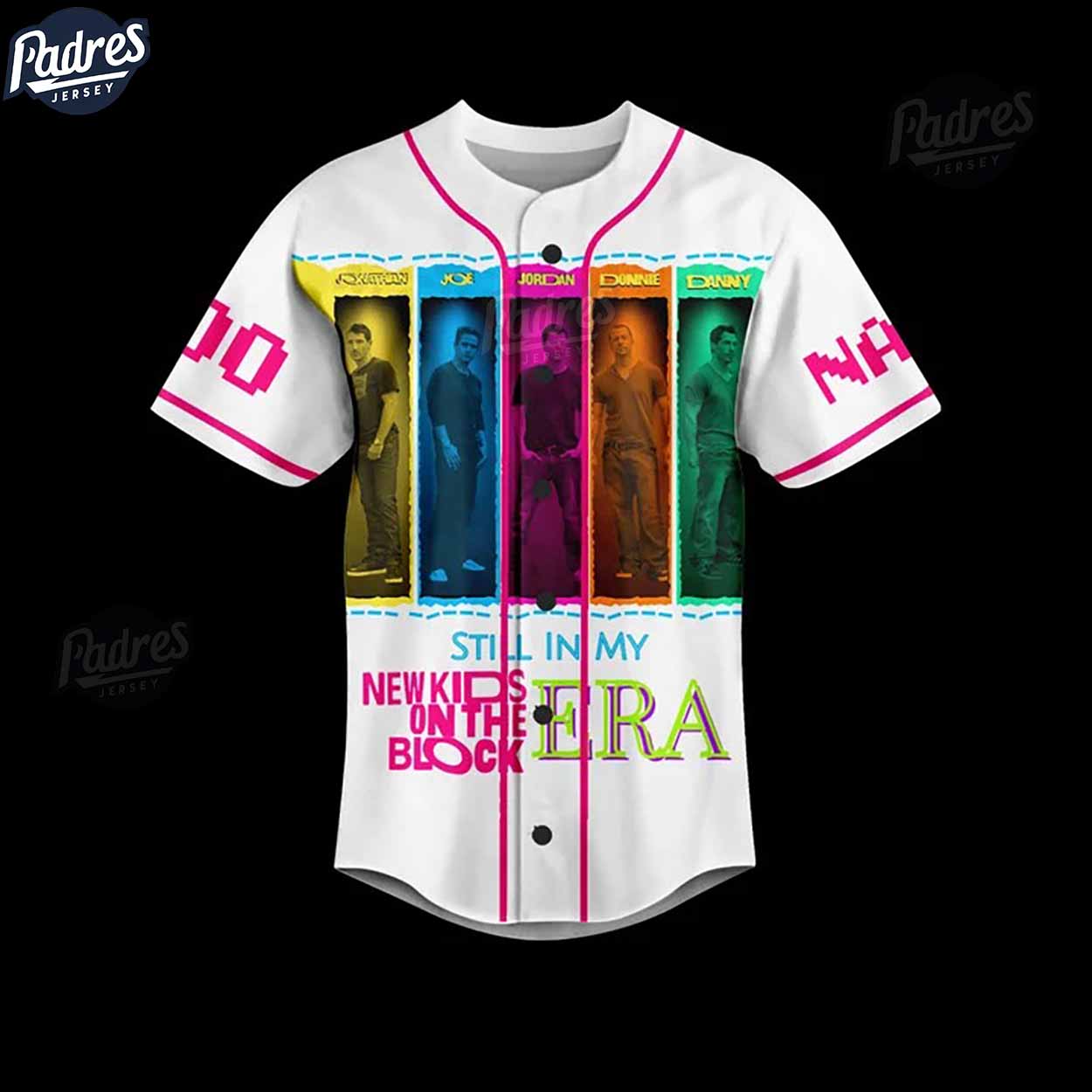 New NKOTB Blockhead For Life Custom Baseball Jersey - Padres Jersey Oasis: Elevate Your Baseball Style Game