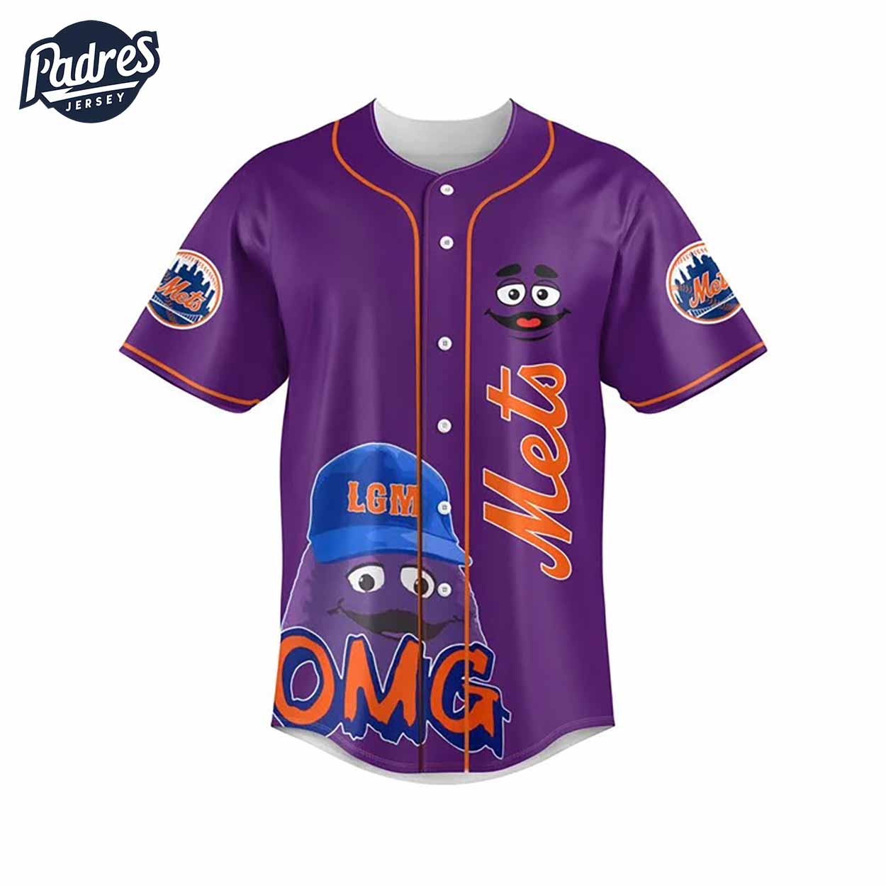New York Mets LFGM Baseball Jersey - Padres Jersey Oasis: Elevate Your Baseball Style Game