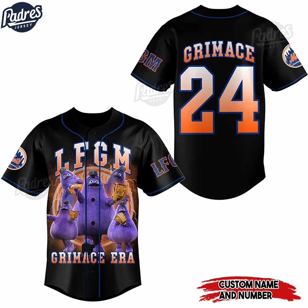New York Mets LFGM Custom Baseball Jersey - Padres Jersey Oasis: Elevate Your Baseball Style Game