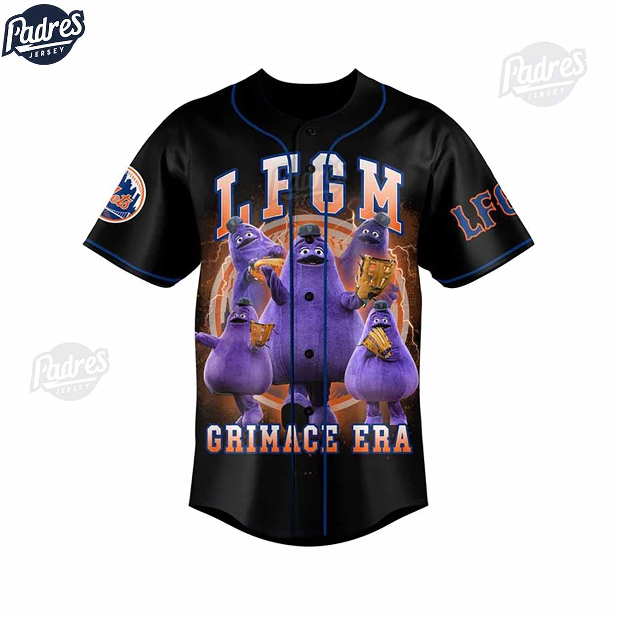 New York Mets LFGM Custom Baseball Jersey - Padres Jersey Oasis: Elevate Your Baseball Style Game