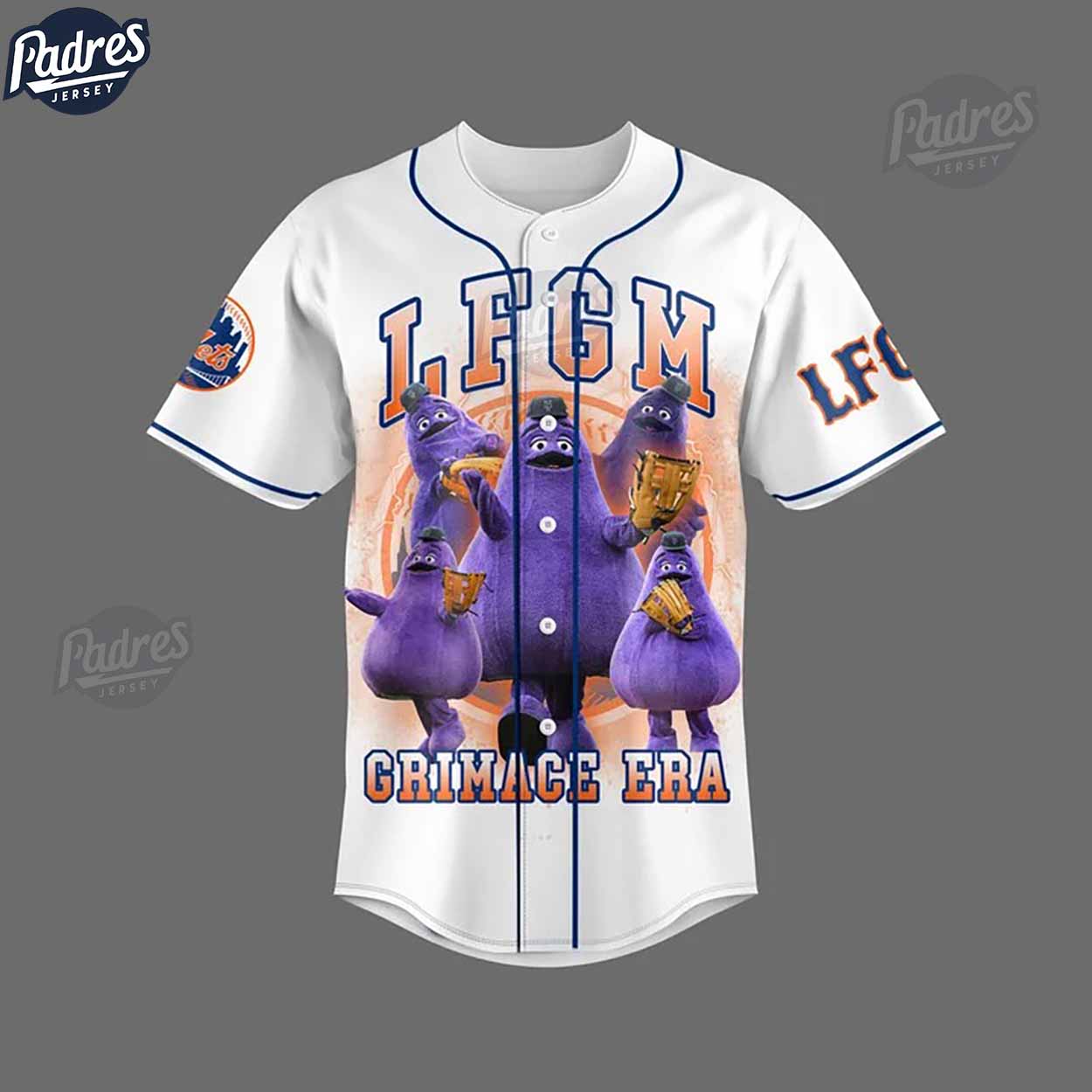 New York Mets LFGM Custom White Baseball Jersey - Padres Jersey Oasis: Elevate Your Baseball Style Game