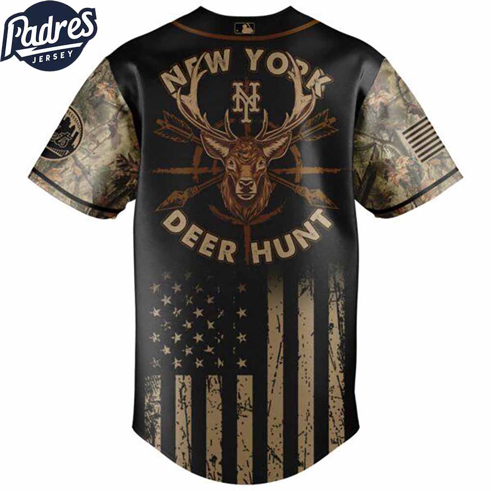 New York Mets MLB X Deer Hunting Personalized Baseball Jersey - Padres Jersey Oasis: Elevate Your Baseball Style Game