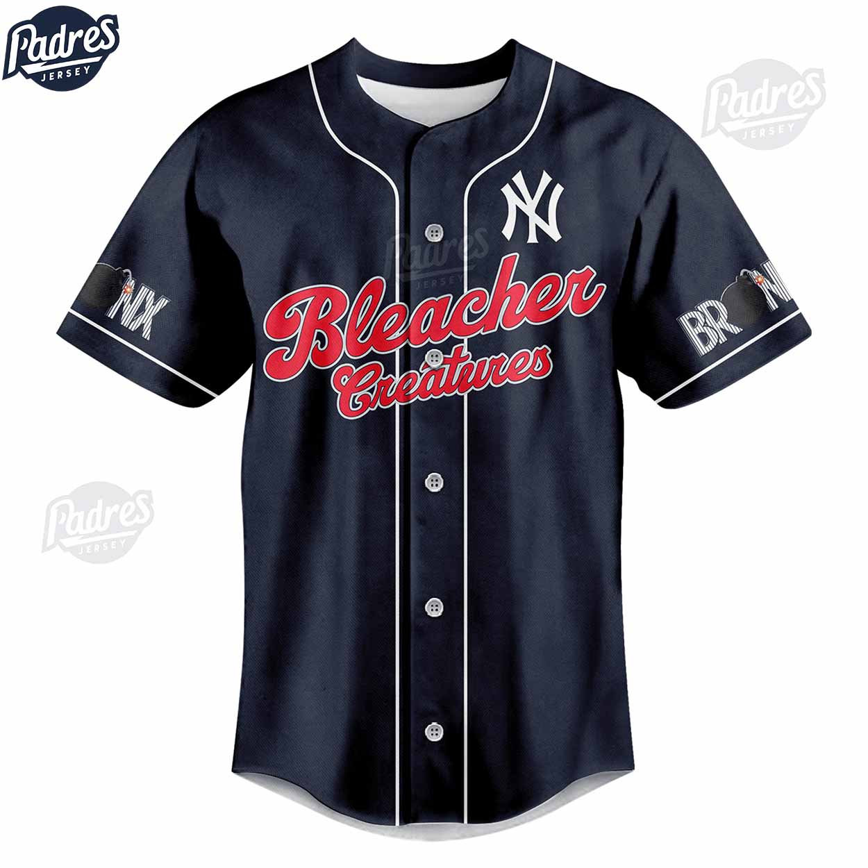 New York Yankees Bleacher Creatures Custom Baseball Jersey - Padres Jersey Oasis: Elevate Your Baseball Style Game