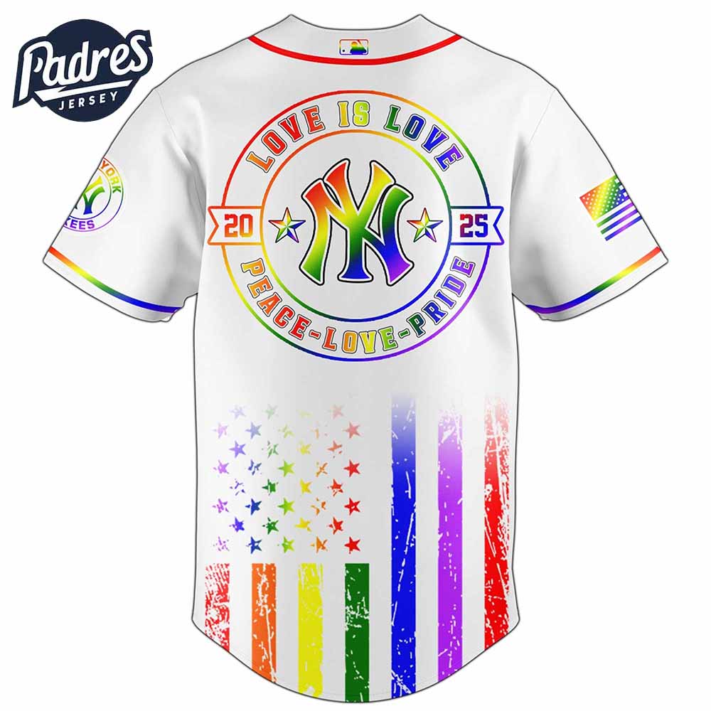 New York Yankees MLB x Happy Pride Month Baseball Jersey - Padres Jersey Oasis: Elevate Your Baseball Style Game