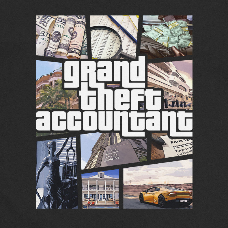 Grand Theft Accountant Tee