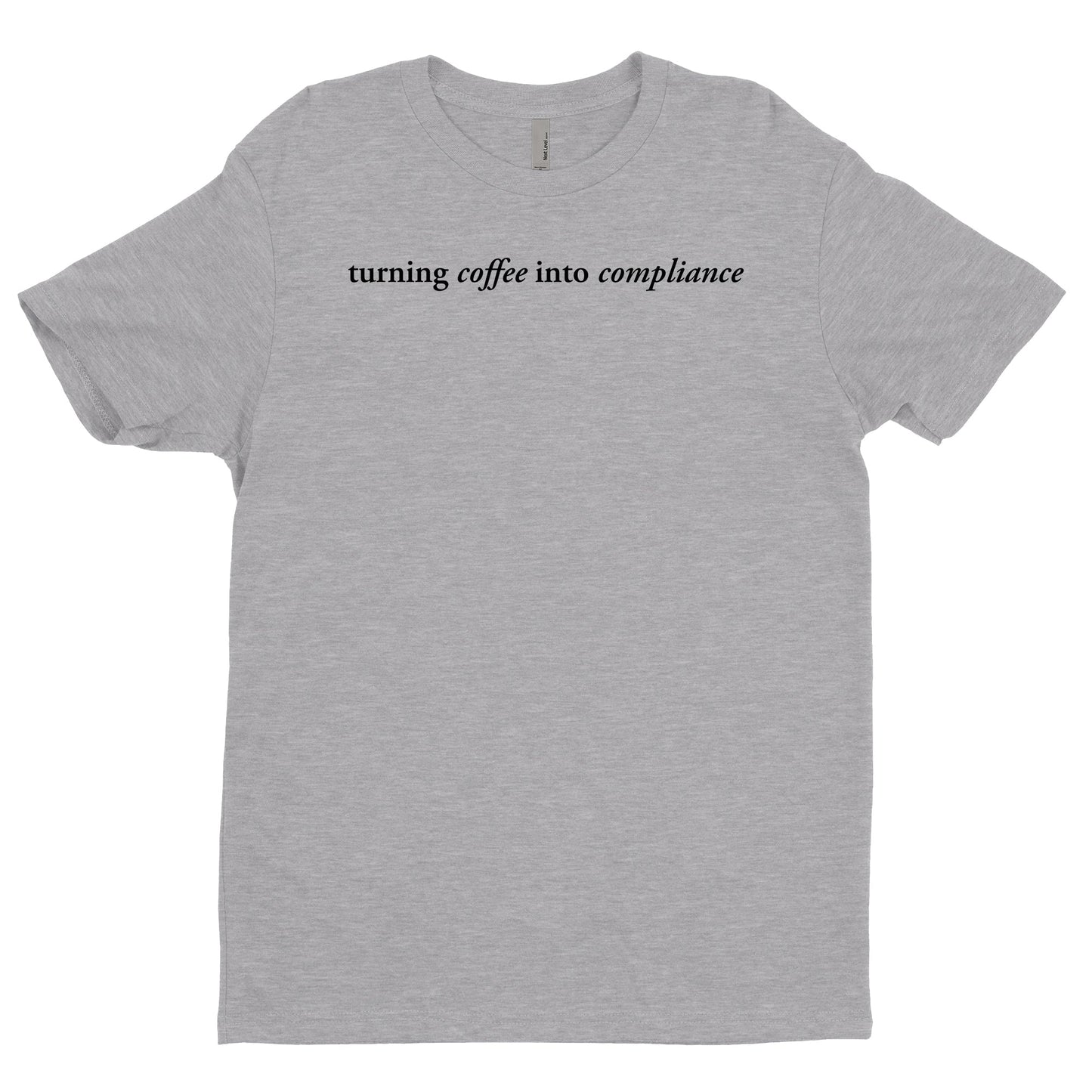 Turning Coffee Into Compliance Tee