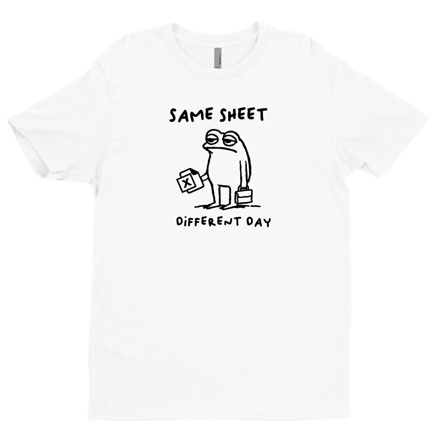 Same Sheet Different Day Tee