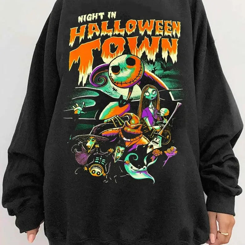Nightmare Before Christmas Characters Shirt, Night In Halloween Town, Jack Skellington Oogie Boogie Bash, Halloween