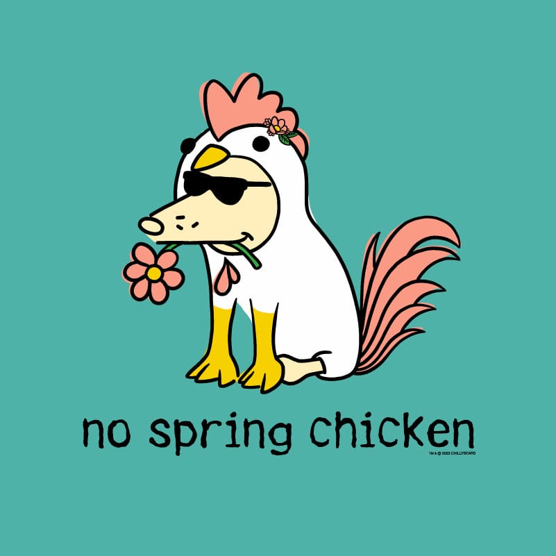 No Spring Chicken - Ladies T-Shirt V-Neck