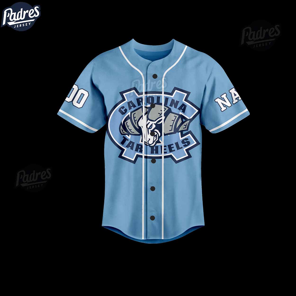 North Carolina Tar Heels Custom Baseball Jersey - Padres Jersey Oasis: Elevate Your Baseball Style Game