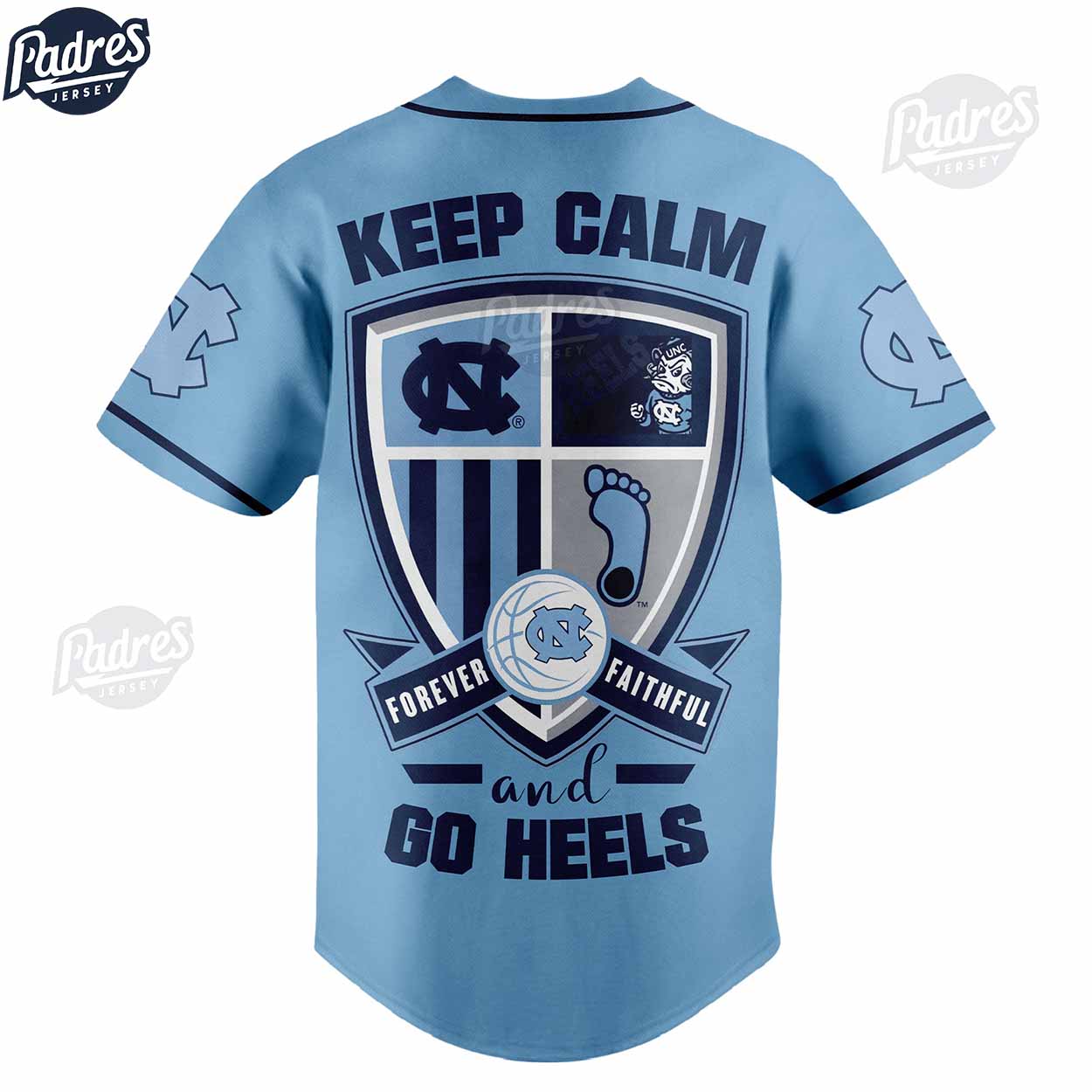 North Carolina Tar Heels Keep Calm Baseball Jersey Style - Padres Jersey Oasis: Elevate Your Baseball Style Game
