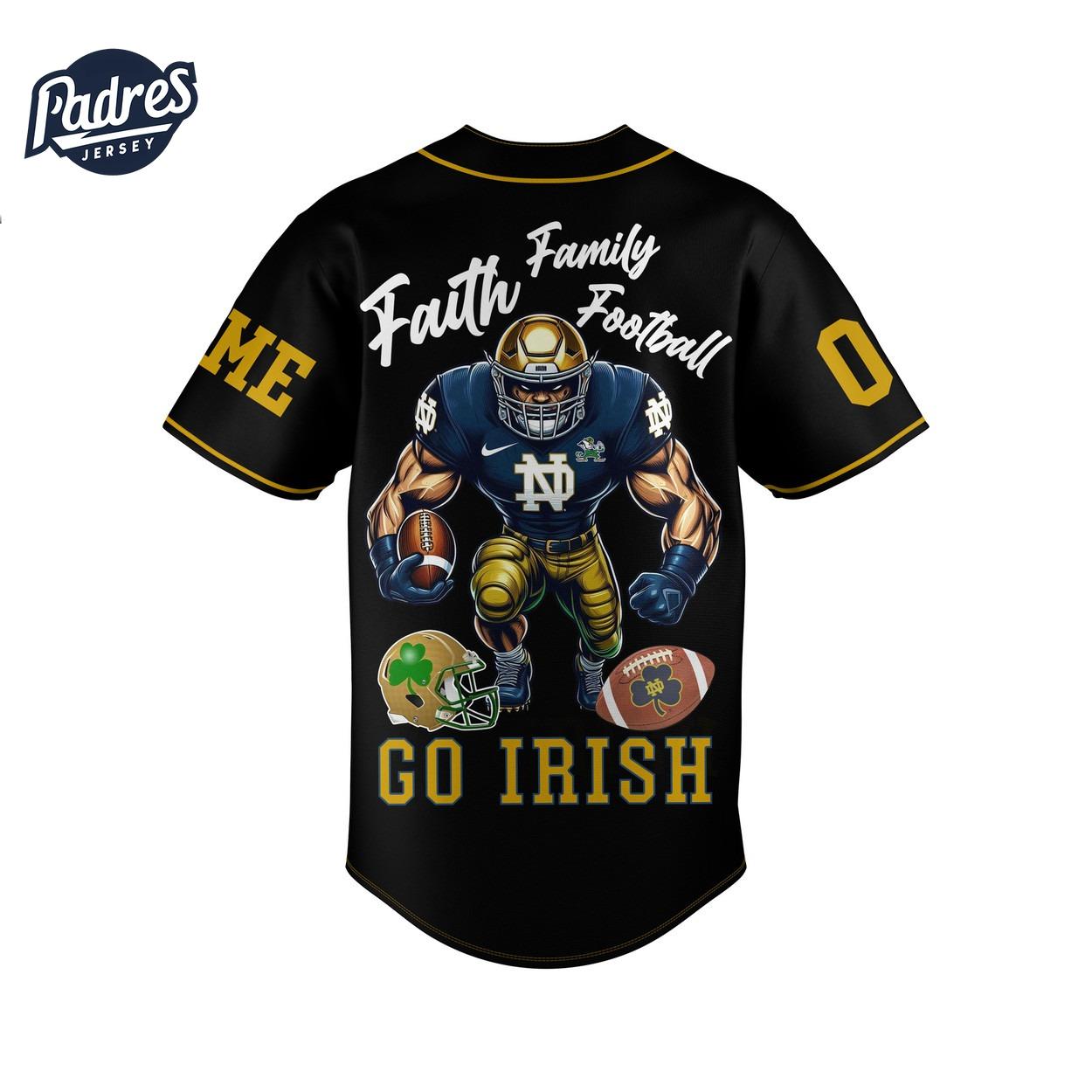 Notre Dame Fighting Irish Football Custom Baseball Jersey - Padres Jersey Oasis: Elevate Your Baseball Style Game